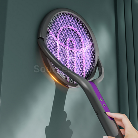 Customization Mosquito-attracting telescopic and rotatable electric mosquito swatter Promotional Products