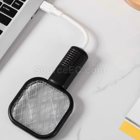 Customization USB Portable Mosquito Racket with Mosquito Lure, 2-in-1 Promotional Products