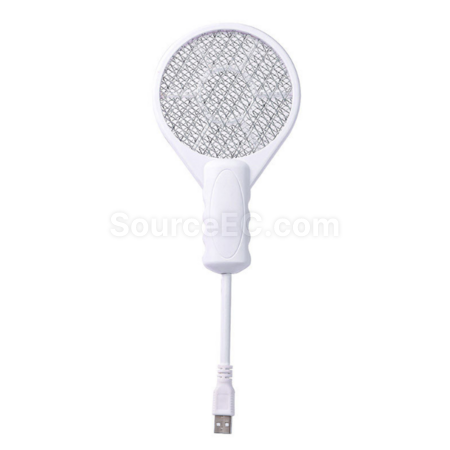 Customization USB Portable Mosquito Racket with Mosquito Lure, 2-in-1 Promotional Products