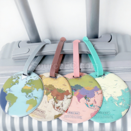 Customization PVC circular luggage tag Promotional Products