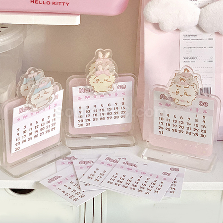 Customization Acrylic Clip Desk Calendar Promotional Products