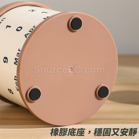 Customization Potted Plant Rotating Wheel Perpetual Calendar Promotional Products