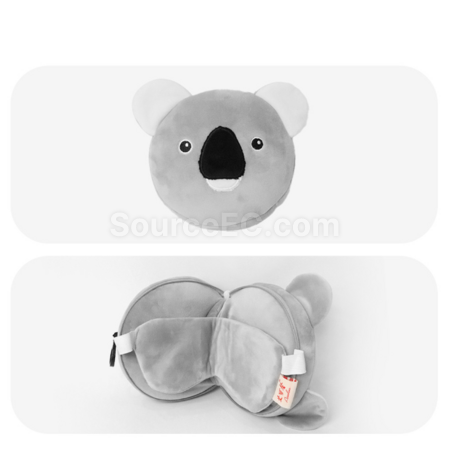 Customization Travel portable eye mask and neck pillow Promotional Products