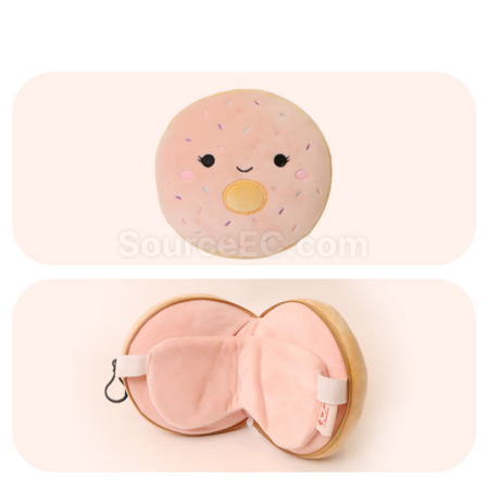 Customization Travel portable eye mask and neck pillow Promotional Products