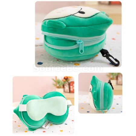 Customization Travel portable eye mask and neck pillow Promotional Products