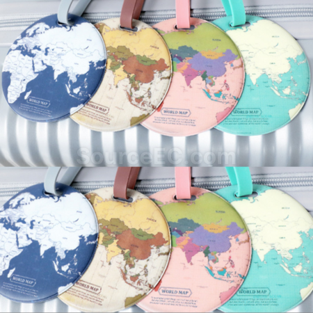Customization PVC circular luggage tag Promotional Products