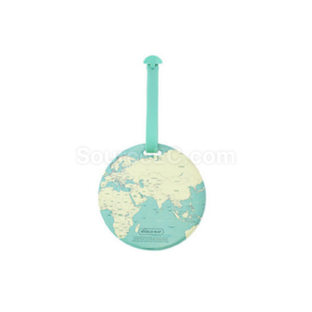 Customization PVC circular luggage tag Promotional Products