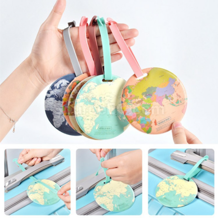 Customization PVC circular luggage tag Promotional Products