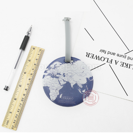 Customization PVC circular luggage tag Promotional Products