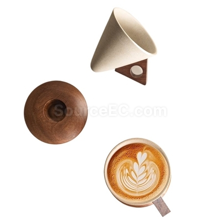 Customization Stoneware Funnel Coffee Cup Promotional Products
