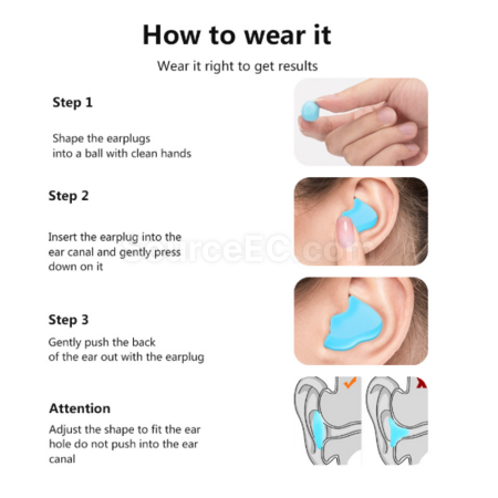 Customization Silicone mud waterproof earplugs Promotional Products