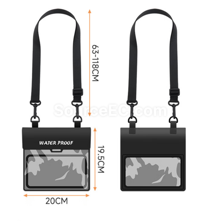 Customization Large-capacity crossbody waterproof bag with touchscreen functionality Promotional Products