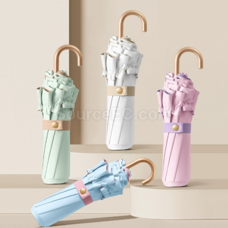 Customization Lace three - fold hooked - handle folding umbrella Promotional Products