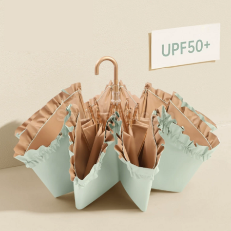 Customization Lace three - fold hooked - handle folding umbrella Promotional Products