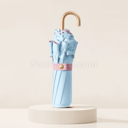 Customization Lace three - fold hooked - handle folding umbrella Promotional Products