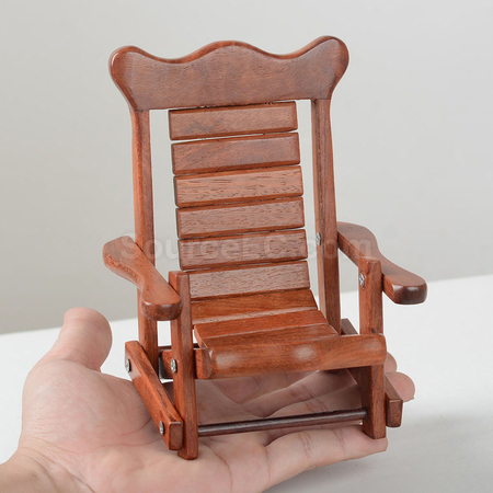Customization Rosewood Recliner Desktop Mobile Phone Holder Small Ornaments Promotional Products