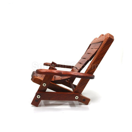 Customization Rosewood Recliner Desktop Mobile Phone Holder Small Ornaments Promotional Products