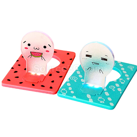 Customization Folding card LED night light Promotional Products
