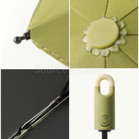 Customization Automatic three-fold umbrella with buckle Promotional Products
