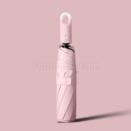 Customization Automatic three-fold umbrella with buckle Promotional Products