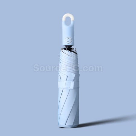 Customization Automatic three-fold umbrella with buckle Promotional Products