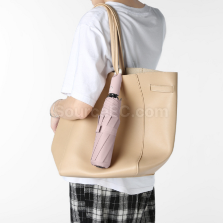 Customization Automatic three-fold umbrella with buckle Promotional Products