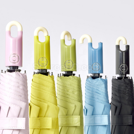 Customization Automatic three-fold umbrella with buckle Promotional Products