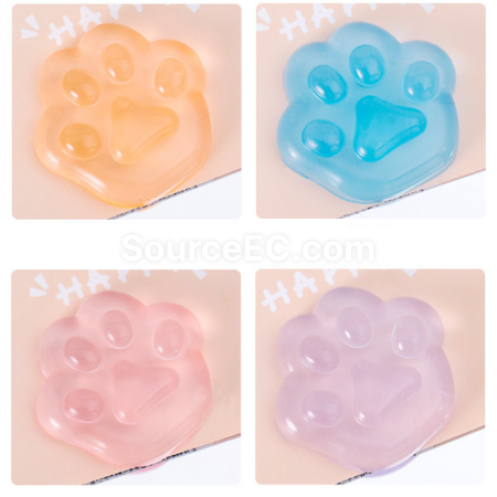 Customization Uncompress the ice - cold cat - paw - shaped stress - relieving toy Promotional Products