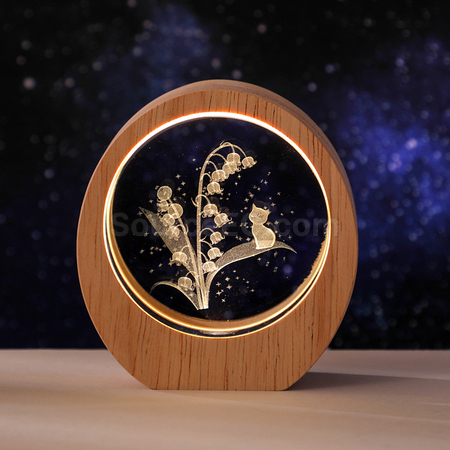 Customization 3D Engraved Night Light Promotional Products