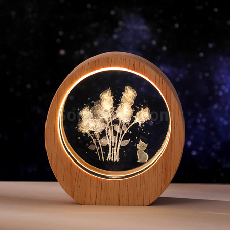 Customization 3D Engraved Night Light Promotional Products