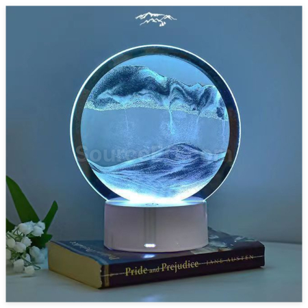 Customization 3D Quicksand Painting Night Light Promotional Products