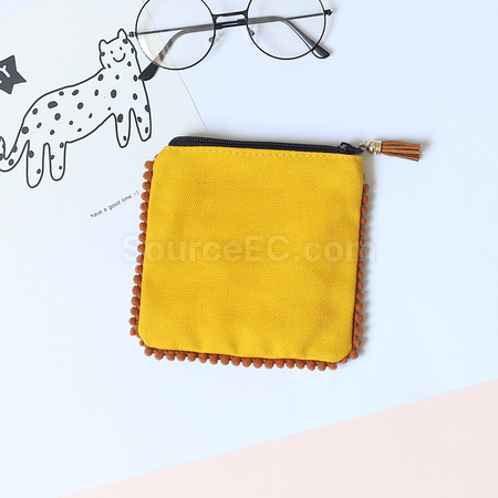 Customization Canvas Coin Purse Promotional Products