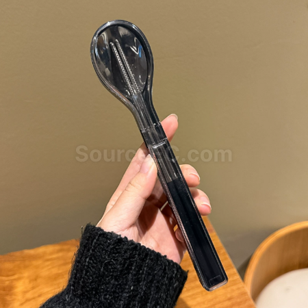 Customization Stainless steel chopsticks and spoon set, portable tableware Promotional Products