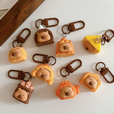 Customization Capybara pendant keychain Promotional Products
