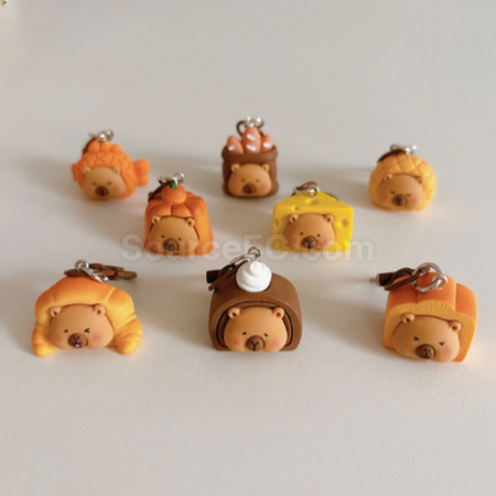 Customization Capybara pendant keychain Promotional Products