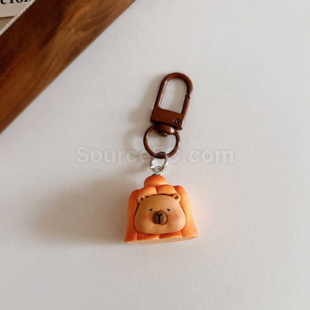 Customization Capybara pendant keychain Promotional Products