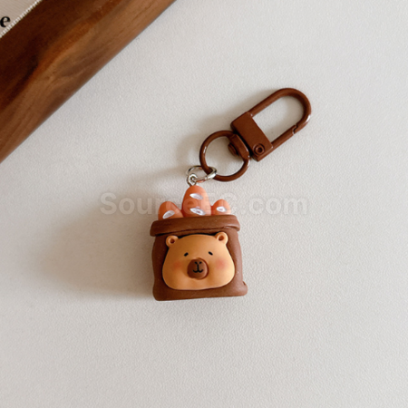 Customization Capybara pendant keychain Promotional Products