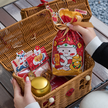 Customization Rattan - woven storage basket gift box Promotional Products