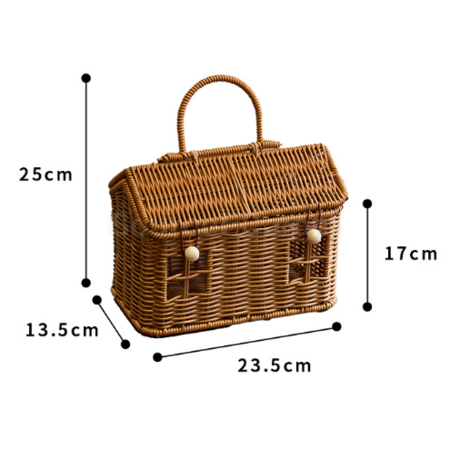 Customization Rattan - woven storage basket gift box Promotional Products