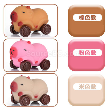 Customization Decompression Kapibarara Car Squishy Toy Promotional Products