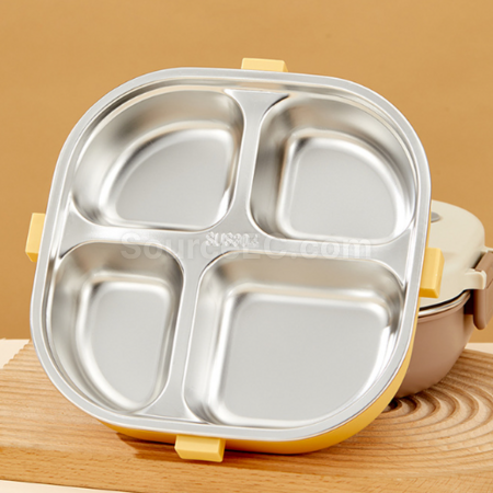 Customization 304 square insulated compartment lunch box Promotional Products