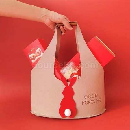 Customization Rabbit Felt Bag Promotional Products