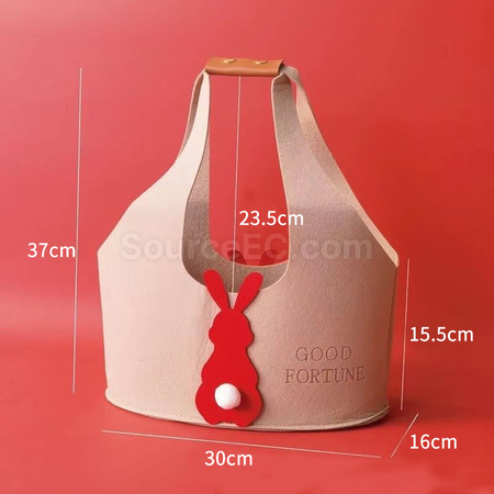 Customization Rabbit Felt Bag Promotional Products