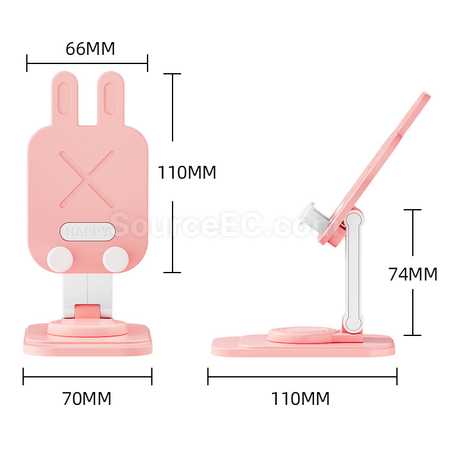 Customization Rabbit Foldable Phone Stand Promotional Products