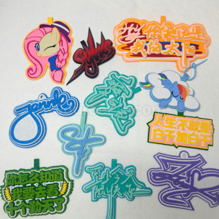 Customization Custom felt pendants, non-woven fabric text pendants Promotional Products
