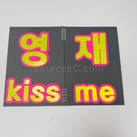 Customization Page-turnable foldable cardboard support sign Promotional Products