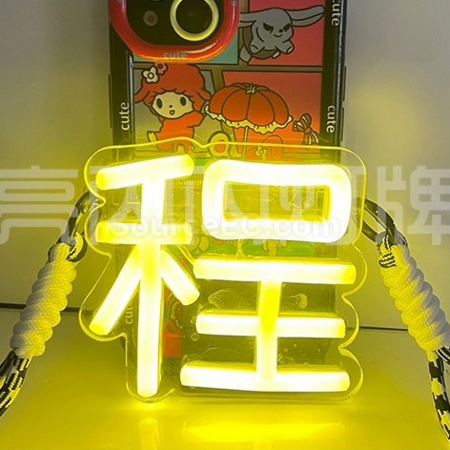 Customization Phone back clip strap LED support light board Promotional Products