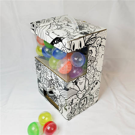 Customization Cardboard Gashapon Machine Promotional Products
