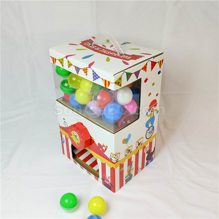 Customization Cardboard Gashapon Machine Promotional Products