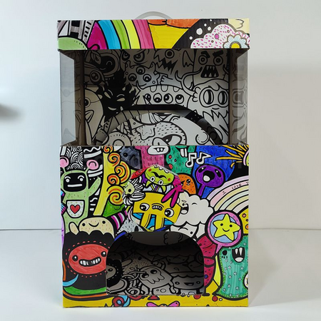 Customization Cardboard Gashapon Machine Promotional Products